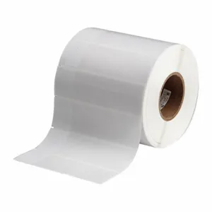 BRADY THT-86-427-2 Precut Label Roll Cartridge, 2 x 7 Inch Size, Vinyl, Black On White | CP2BJF 22MZ72