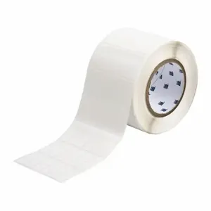 BRADY THT-87-498-5 Precut Label Roll, 1 7/16 x 1/2 Inch Size, 3 11/16 Inch Size, Vinyl, White, 5000 Labels | CP2JTT 22MY11