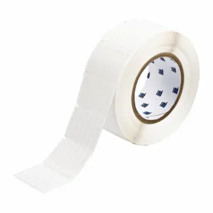 BRADY THT-90-498-5 Precut Label Roll, 1 7/16 x 1/4 Inch Size, 2 13/64 Inch Size, Vinyl, White, 5000 Labels | CP2JTU 22MY12