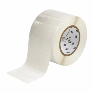 BRADY THT-91-498-5 Precut Label Roll, 15/16 x 3/4 Inch Size, 3 1/2 Inch Size, Vinyl, White, 5000 Labels | CP2KDN 22MY09