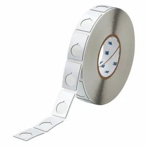 BRADY THTEP-168-593-.5 Precut Label Roll, Circle With Notch, 1 29/32 x 1 13/64 Inch Size, Polyester, White | CP2KMU 2TYU9