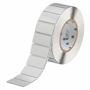 BRADY THTEP-173-593-.5SL Precut Label Roll, No Precut Hole, 1 x 2 Inch Size, Polyester, Silver, 500 Labels Per Roll | CP2KRX 2UPL7