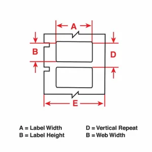 BRADY THTEP-176-593-.5SL Precut Label Roll, No Precut Hole, 1 x 3 Inch Size, Polyester, Silver, 500 Labels Per Roll | CP2KTJ 34CJ27