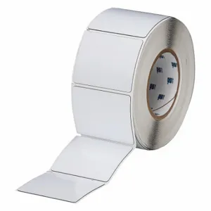 BRADY THTEP177-593-.25 Precut Label Roll, No Precut Hole, 2 1/2 x 3 Inch Size, Polyester, White | CP2KVE 22NA25