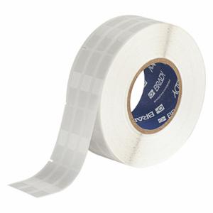BRADY THTRO-292-427-3 Vorgeschnittene Etikettenrolle, 1 3/4 x 1/2 Zoll Größe, Vinyl, Schwarz auf Weiß | CV2QWP 60EW46