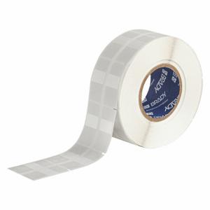 BRADY THTRO-294-427-2.5 Vorgeschnittene Etikettenrolle, 1 3/4 x 1 Zoll Größe, Vinyl, Schwarz auf Weiß | CV2QWN 60EW48