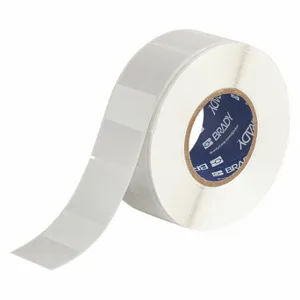 BRADY THTRO-299-427 Precut Label Roll, 3 1/8 x 2 Inch Size, Vinyl, Black On White | CV2QXT 60EW58