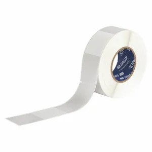 BRADY THTRO-300-427 Precut Label Roll, 6 1/2 x 2 Inch Size, Vinyl, Black On White, 2 Awg Wire Gauge | CV2QYN 60EW64