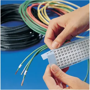 BRADY WM-A-Z-PK Wire Marker .25x1.5 A-z/card - Pack Of 25 | AD8GFY 4KCK3