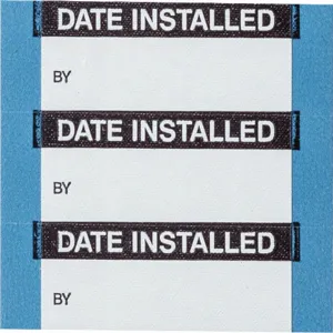 BRADY WO-17-PK Inspection Label, Vinyl, 5/8 Inch Height, 1 1/2 Inch Width, Pack Of 25 | CH6RXZ 346WM7