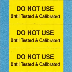 BRADY WO-51-PK Inspection Label, 5/8 Inch Height, 1 1/2 Inch Width, Vinyl, Pack Of 25 | CH6RYU 346WN7