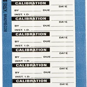 BRADY WO-64-PK Inspection Label, Vinyl, 5/8 Inch Height, 1 1/2 Inch Width, Pack Of 25 | CH6RZA 346WP0