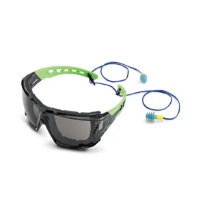 BRASS KNUCKLE BKDST-1010PN Safety Glass, Clear Lens, Pink Accent, Black Frame, Anti Fog, 250Pk | CF6DBA