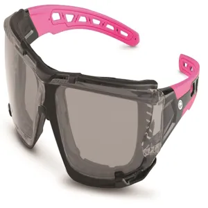 BRASS KNUCKLE BKDST-1010SPN Safety Glass, Smoke Lens, Black Frame, Anti Fog, 250Pk | CF6DBC