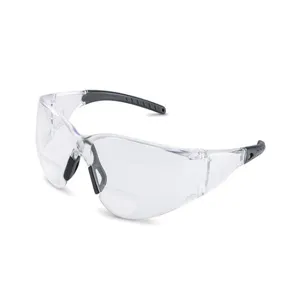 BRASS KNUCKLE BKREAD-6010 Safety Glass, 1.0 Diopter, Clear Lens, Clear/Black Frame, Anti Fog, 300Pk | CF6DCH