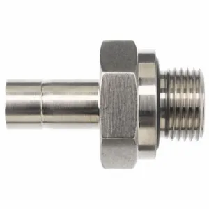 BRENNAN INDUSTRIES N2429-08-08-SS Male SAE Adapter, 316 Stainless Steel, Tube Stub x Male SAE, 1/2 Inch Size Tube OD | CP2NJA 798C75