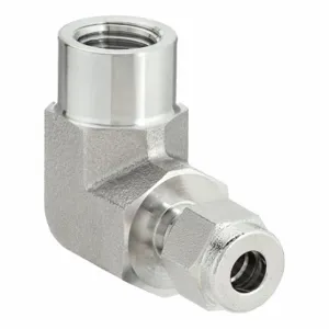 BRENNAN INDUSTRIES N2502-04-04-SS Instrumentation Fittings, 316 Stainless Steel, Compression x FNPT, 1/4 Inch Size Tube OD | CP2NEC 782KF3