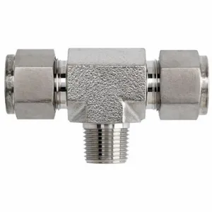 BRENNAN INDUSTRIES N2601-02-02-02-SS Male Branch Tee, 316 Stainless Steel, Compression x Compression x MNPT | CP2NJP 798CH4