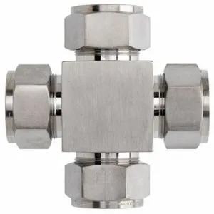 BRENNAN INDUSTRIES N2650-04-04-04-04-SS Union Cross, 316 Stainless Steel, Compression x Compression x Compression x Compression | CP2NQE 798CP0