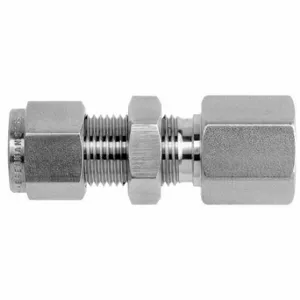 BRENNAN INDUSTRIES N2705-LN-02-02-SS Bulkhead Female Connector, 316 Stainless Steel, Compression x FNPT | CP2MVL 798CR4