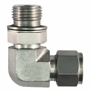 BRENNAN INDUSTRIES N7202-04-02-NWO-SS Instrumentation Fittings, Stainless Steel, Compression x MBSPP, 1/4 Inch Size Tube OD | CP2NGK 782KJ2