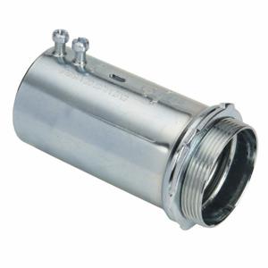 BRIDGEPORT FITTINGS 232-SLP Connector, Steel, 1 Inch Trade Size, 3 7/16 Inch Overall Lg, Non-Insulated | CP2NVD 61TJ93