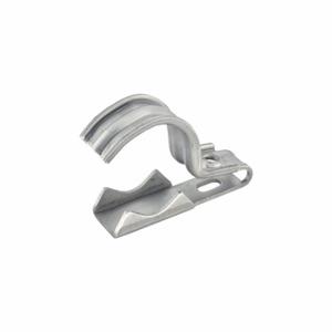BRIDGEPORT FITTINGS UCSS-5075 Clamp Back and Straps, Universal One-Piece, 1/2 in 3/4 Inch Trade Size, Stainless Steel | CP2NUQ 61TL18