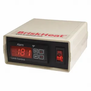 BRISKHEAT HL240KC-C Temperature Controller, 1/32 DIN Size, SPST, 240V AC, 0 To 1000 Deg. F, On/Off | CJ3PTY 54XR32