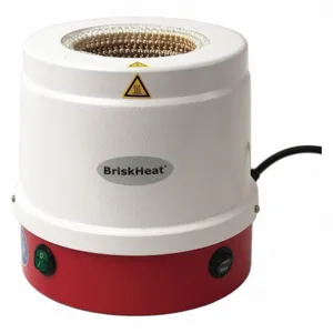 BRISKHEAT HM2000MH1 Heating Mantle, 842 Deg. F Max. Temp., 500W, 2000mL Round Flasks | CJ2KUX 54TA32