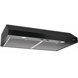 BROAN BCSD130BL Range Hood, Under Cabinet, Black, 1.4A | CD3XNZ 53UL04