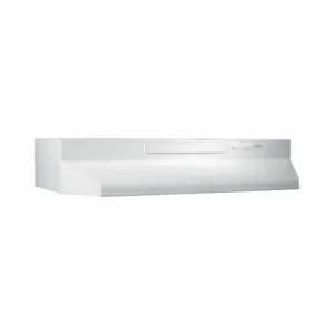 BROAN BUEZ330WW Range Hood, 30 Inch Wide, White, Steel Housing, 260 Cfm, 7 Sones, 2 Speeds | CQ8ATR 792HP5