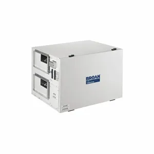 BROAN B12LCDHSNW Energy-Recovery Ventilator, Side Port, 996 Cfm, 0.400 Inch Sp, 60% | CQ8AWD 447J82