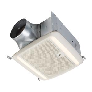 BROAN NUTONE QTXE110150DCSL Humidity Sensing Exhaust Ventilation Fan With LED Light, 110-130-150 CFM, 120V | CL2KJJ