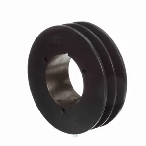 BROWNING 1010446 V-Belt Sheave, Multiple, Bushed Bore, 2 Groove, Cast Iron | AK6KYD 2B56Q