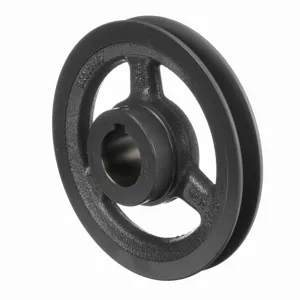 BROWNING 1028950 V-Belt Sheave, Finish Bore, 1 Groove, Cast Iron | AZ9QPU BK70X 1 7/16