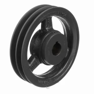 BROWNING 1032549 V-Belt Sheave, Finish Bore, 2 Groove, Cast Iron | AZ9MHU 2AK61X3/4