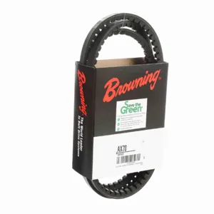 BROWNING 1089523 V-Belt, Notched, 98% Efficient, EPDM | AK6FXR AX70