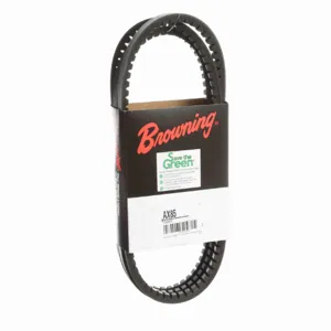 BROWNING 1089572 V-Belt, Notched, 98% Efficient, EPDM | AK6FYF AX85