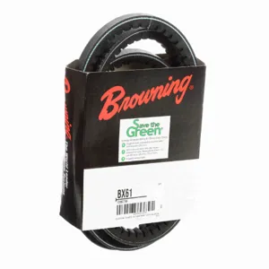 BROWNING 1089796 V-Belt, Notched, 98% Efficient, EPDM | AK6GBC BX61