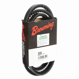 BROWNING 1089846 V-Belt, Notched, 98% Efficient, EPDM | AK6GBY BX66