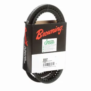 BROWNING 1089853 V-Belt, Notched, 98% Efficient, EPDM | AK6GCC BX67