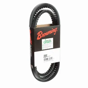 BROWNING 1089952 V-Belt, Notched, 98% Efficient, EPDM | AK6GDQ BX82