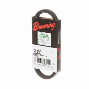 BROWNING 1093715 V-Belt, Rubber | AX6KNY 3L130