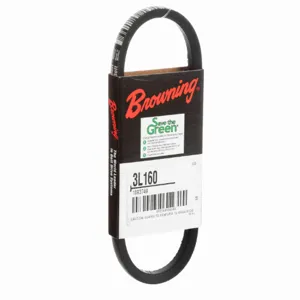 BROWNING 1093749 V-Belt, Rubber | AX4FMQ 3L160