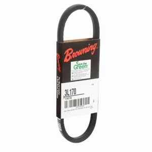 BROWNING 1093756 V-Belt, Rubber | AX3UJD 3L170