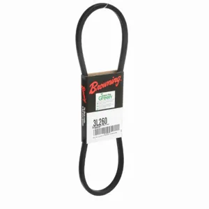 BROWNING 1093848 V-Belt, Rubber | AX6LDD 3L260