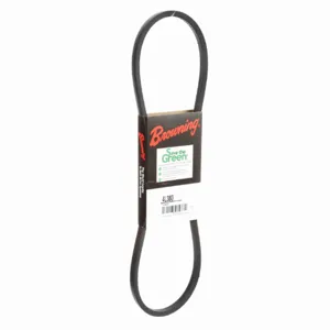 BROWNING 1094457 V-Belt, Rubber | AX3UUH 4L380