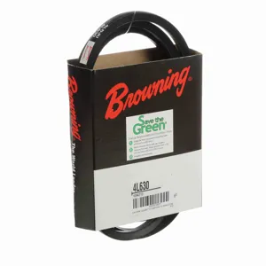 BROWNING 1094713 V-Belt, Rubber | AX6XZD 4L630