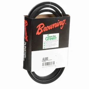 BROWNING 1094762 V-Belt, Rubber | AX4GYY 4L680