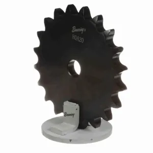 BROWNING 1109875 Roller Chain Sprocket, Type A, 80 Chain | AJ8TBX 80A20